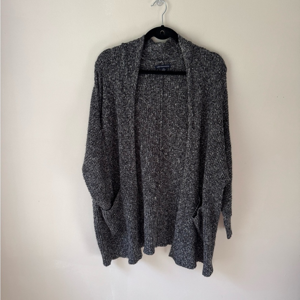 American Eagle Gray Marbled Cardigan Size XS/S